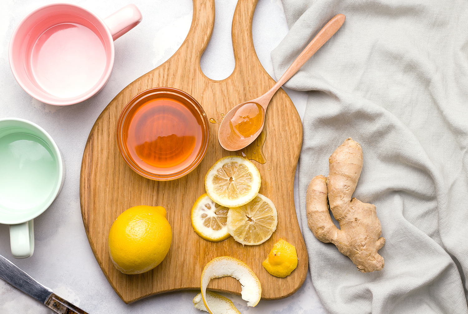 honey and lemon