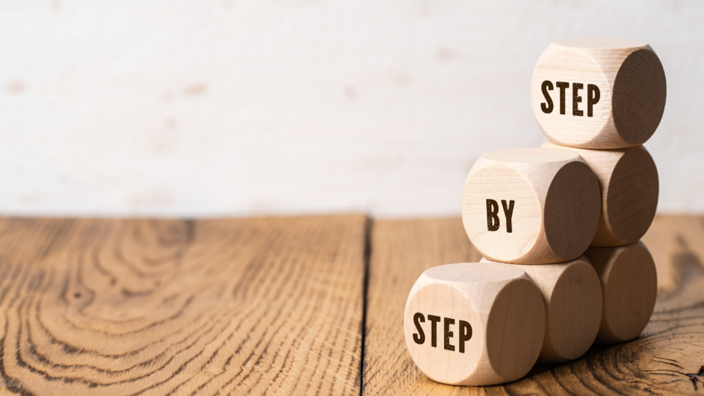 step by step blocks